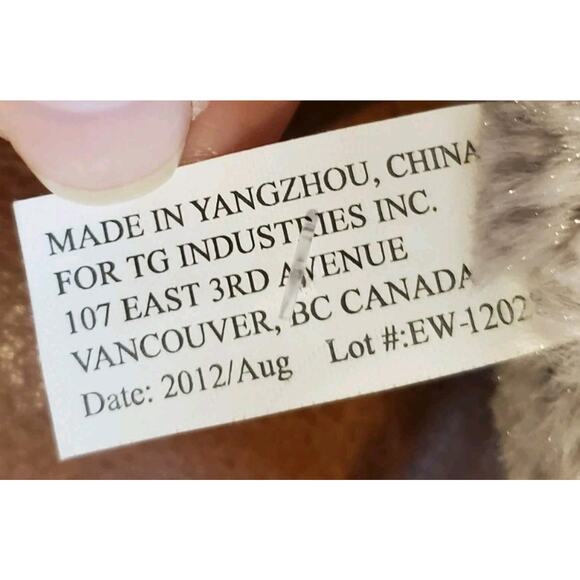 6.5 Inch Gray Terrier Schnauzer Puppy Dog 2012 State Farm Advertising Plush - Picture 6 of 9